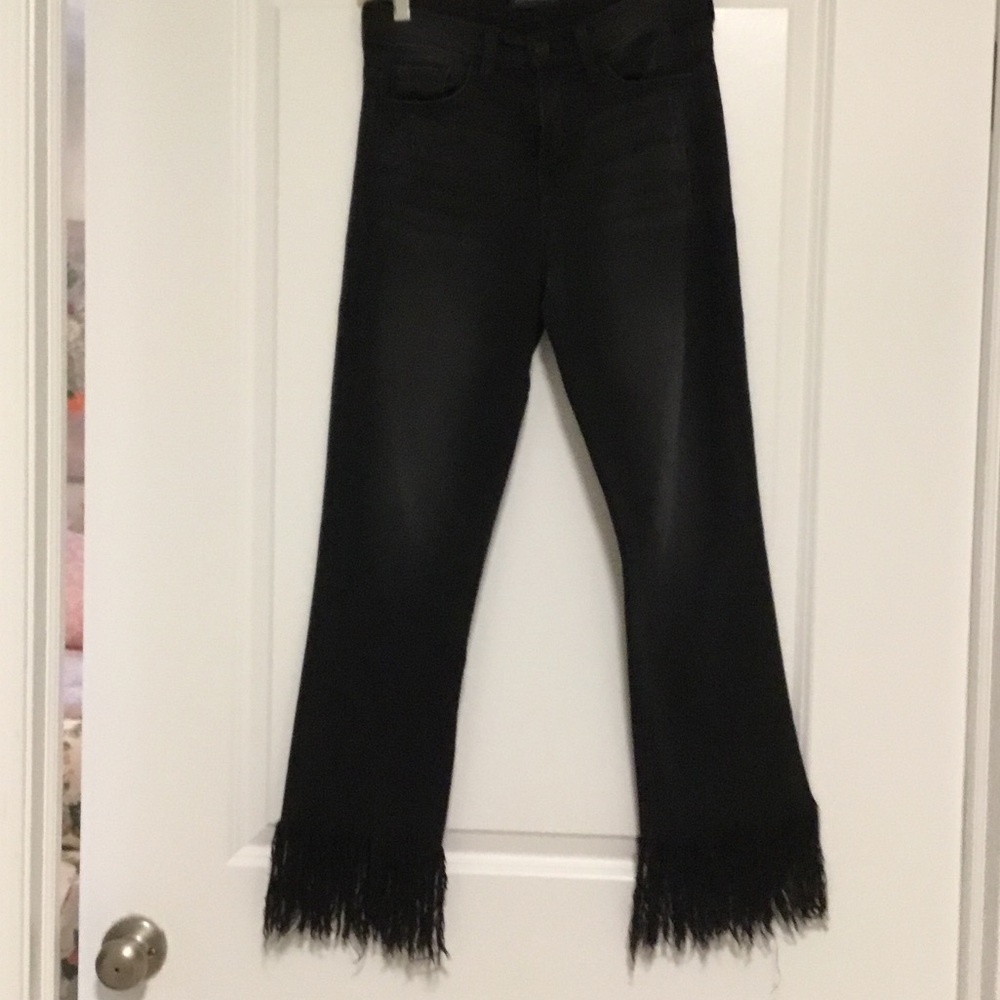 Flying Monkey fringed jean